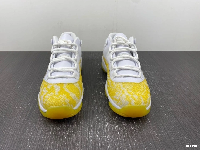 Rep AH7860-107 Snakeskin Air Jordan Low 11 WMNS Yellow 0726
